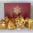 twelve 1997 danbury mint gold christmas