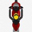 motorcycle vector top view png image
