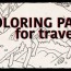 50 free printable travel coloring book