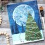 how to paint a christmas tree on canvas