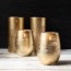diy gold mercury glass candle holders