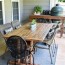 diy farmhouse outdoor patio table made