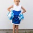 football player costume cheerleader