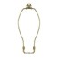 polished brass lamp shade harp holder