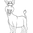 free printable donkey coloring pages