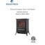 electric fireplace stove with heater
