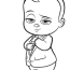 boss baby coloring pages free