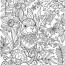spring coloring pages for adults