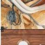electrical wiring in a wooden house