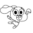 coloring pages gumball darwin 1