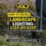 how to install landscape lighting step