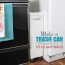 make a kitchen trash can on wheels to