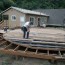 build a deck for your diy dome home