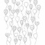 party balloon coloring pages print