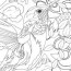 flowers birds coloring pages