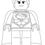 lego superman coloring pages free