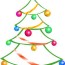 download modern christmas tree clipart