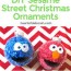 easy diy sesame street ornaments even