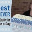 the easiest quilt ever