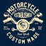 typography motorcycle t shirt design