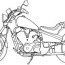 motorcycle line art