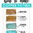 make copper patina green verdigris