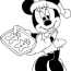 minnie mouse disney christmas coloring