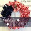 patriotic ribbon wreath diy