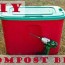 how to make an easy diy compost bin