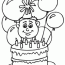 birthday balloons coloring pages