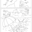 free beach coloring pages for download