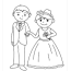 wedding activity coloring pages free