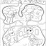 ant colony coloring page for kids