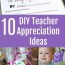 10 diy teacher appreciation gift ideas