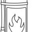 fire extinguisher coloring page