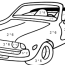open top cars coloring page color