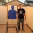 low cost diy portable target stand