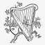 musical instruments celtic harp string