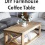 farmhouse coffee table beginner under