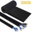 13 200cmadjustable cable wraps reusable