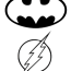 printable batman logo coloring pages