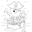 octopus pirate coloring pages free