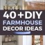 40 best diy farmhouse decor ideas that