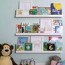 diy bookshelf ledges for the nursery