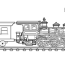passenger train free coloring pages