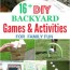 16 diy backyard games activities for