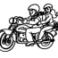color motorcycle coloring page at