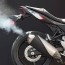 what causes a motorcycle to smoke