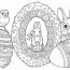 free detailed easter egg coloring pages