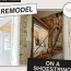 remodel a home on a shoestring budget